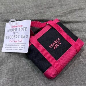 Trader Joe’s Micro Tote with Reusable Bag